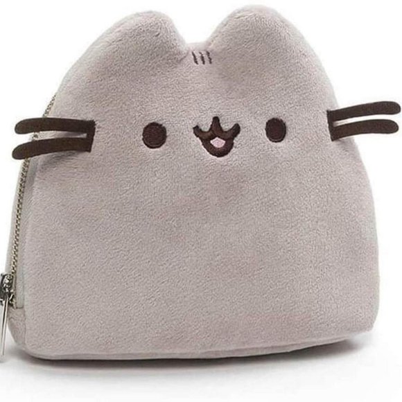 Gund Other - Gund PUSHEEN Cat Zippered Purse Pouch New